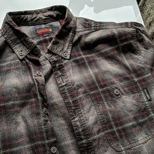 Men's Wolverine Plaid Flannel, Large, Black